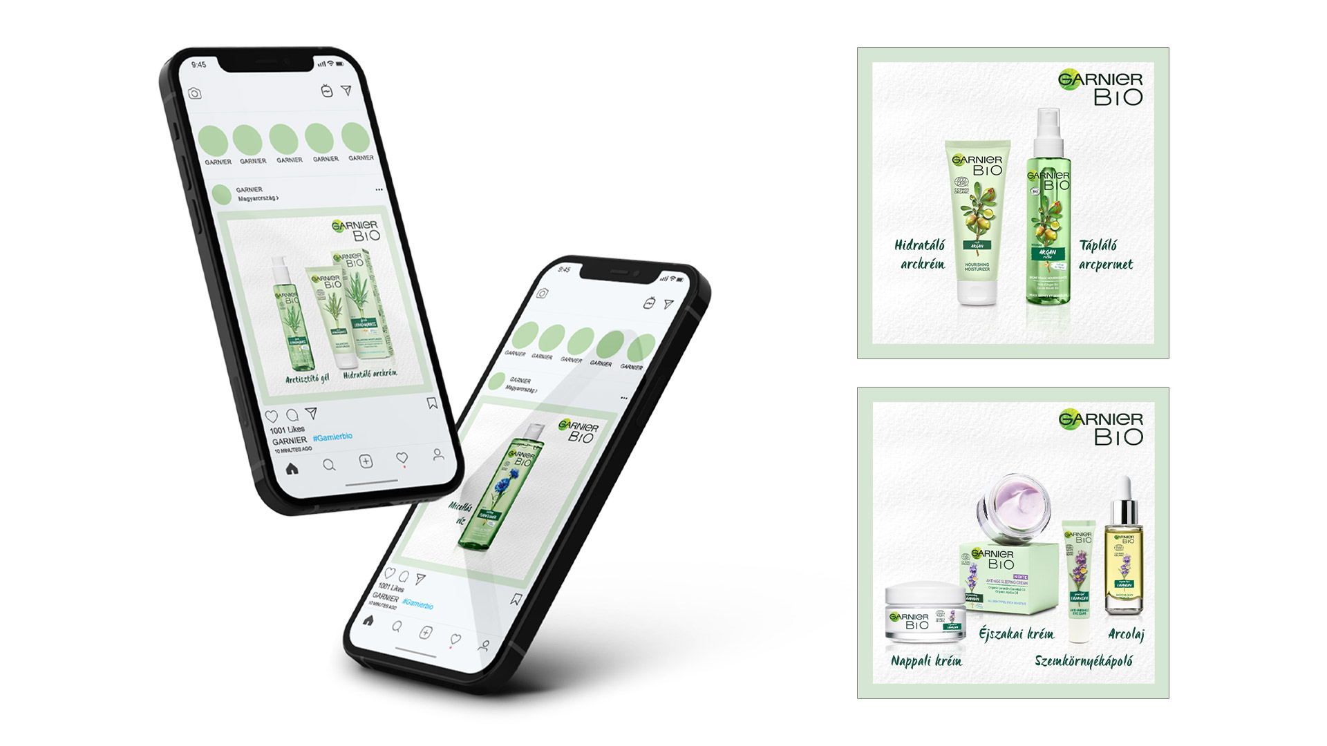 Garnier Social Media Design