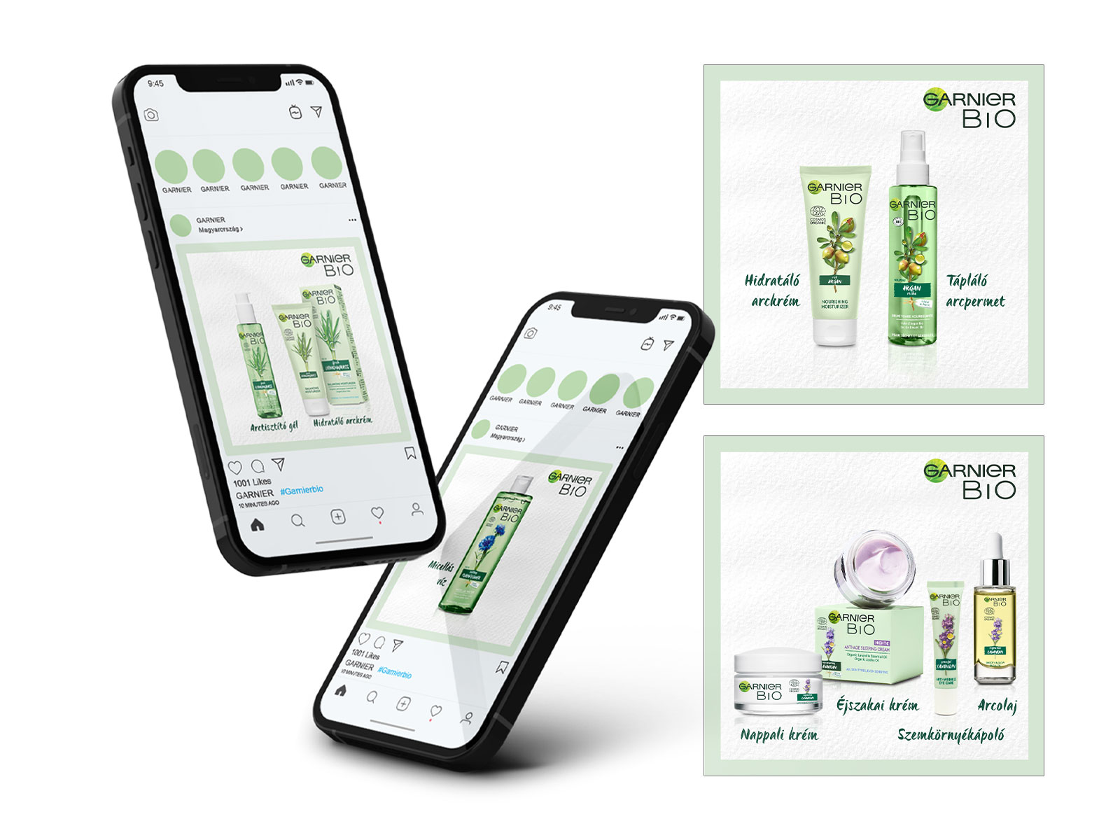 Garnier Social Media Design